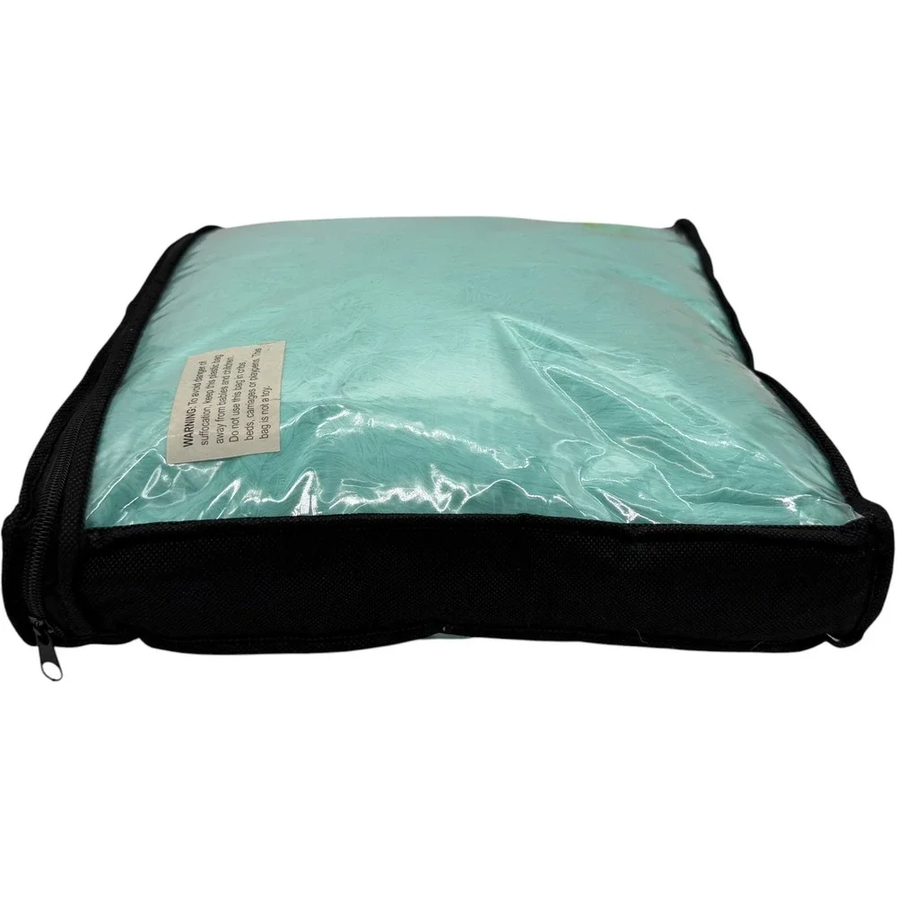 The‎ Connecticut Home Company Luxury Throw Blanket Turquoise 60x70 New Unused